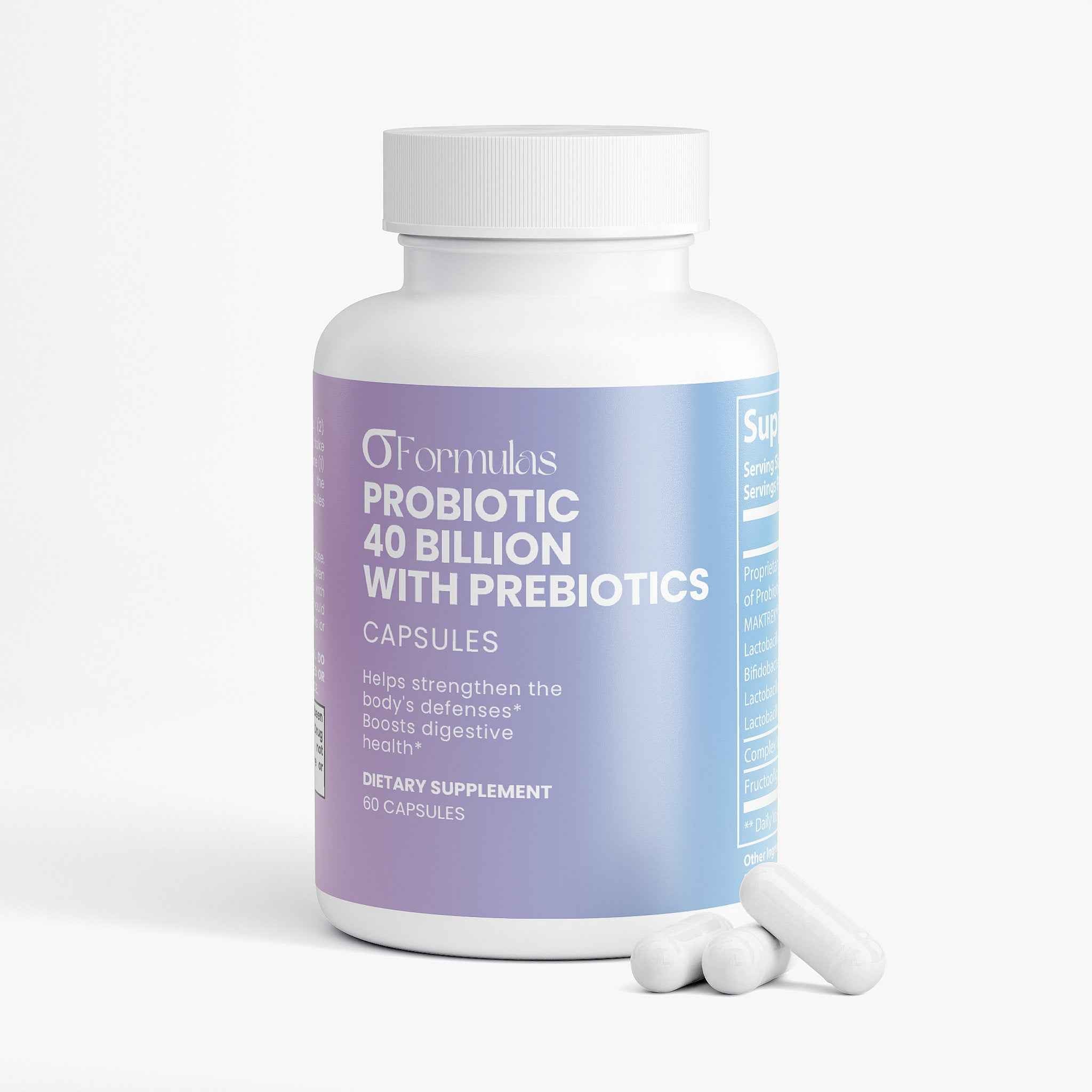 Probiotic 40 Billion with Prebiotics